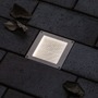 Zapuštěná - P 94336 Venkovní zemní svítidlo Brick 100 x 100 x 38 mm IP67 0,8W kov/ocel pohybové čidlo - PAULMANN - foto 3