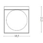 Downlight - ILUX 198132 LINGOTTO PL1 - IDEALLUX - foto 3