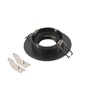 Kruhová - LA 1007631 NEW TRIA® 75 XL kroužek pro vestavbu do stropu, D: 11 H: 2,6 cm, IP 20, černá - BIG WHITE (SLV) - foto 3
