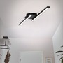 Dekorativní - BRILO 3448-015 LED nástěnné a stropní svítidlo, 55,5 cm, 12 W, černá - BRILO - foto 3
