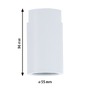 Svítidla - P 95702 URail lištový spot Socket E27 max. 20W 230V bílá - PAULMANN - foto 3