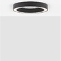 Kruhová - NV 9345633 Stropní svítidlo MORBIDO černý hliník a akryl LED 50W 230V 2700K - 4000K IP20 vč. dálkového ovládání stmívatelné Tuya - NOVA LUCE - foto 3