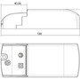 Stabilizované napětí - IMPR 862240 Deko-Light LED-napájení BASIC, DIM, CV, 12V 2,5-25W konstantní napětí 200-2080 mA IP20 stmívatelné 12V DC 2,50-25,00 W - foto 3