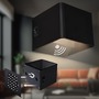 Nepřímé osvětlení - BRI 3879015 Borra nástěnné svítidlo - 1,5W, 100lm, bezdrátové, LED, s pohybovým čidlem, černé - BRILONER - foto 3