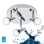 Koupelnová - BRI 2992-038R LED bodové svítidlo pr. 21 cm 3xGU10 4,8W 400lm chrom - BRILONER - foto 3