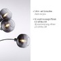 Stojací lampy - LD 15422-18 ZEA LED stojací svítidlo 3 ramenné černá kouřové sklo moderní nastavitelné - LEUCHTEN DIREKT / JUST LIGHT - foto 3