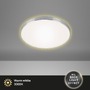 Kruhová - BRI 3443219 LED stropní svítidlo, pr. 35,5 cm, 18 W, hliník-bílé (starý kód: BRI 3443-219) - BRILONER - foto 3