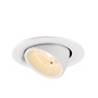 Kruhová - LA 1009392 NUMINOS® GIMBLE S Stropní vestavné svítidlo, 2700 K, 40°, IP20, kulaté, bílé - BIG WHITE (SLV) - foto 3
