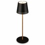 Na stůl - BRILO 7438114 LED nabíjecí stolní lampa 38 cm 2,6 W 280lm černá-dřevo (starý kód: BRILO 7438-114) - BRILO - foto 3
