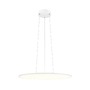 Kruhová - LA 1010428 PANEL 60 závěsné svítidlo, kulaté, DALI, délka závěsu 200 cm, 3000/4000K, 90°, bílá - BIG WHITE (SLV) - foto 3
