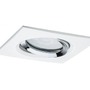 Koupelnová - P 92904 Zápustné svítidlo LED Nova IP65 hranaté 7W GU10 bílá / chrom 1ks výklopné - PAULMANN - foto 3
