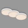 Kruhová - BRI 7061-036 3ks sada LED vestavné svítidlo, pr. 7,5 cm, 3 W, 350 lm, bílé - BRILONER - foto 3