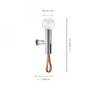 Dekorativní - LD 14771-55 TURN ME Nástěnné svítidlo, ocel, 20,7 x 5,4, IP20 - LEUCHTEN DIREKT / JUST LIGHT - foto 3