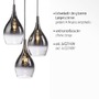 Vícečetná - PN 2062-17 Závěsné svítidlo PILUA chrom 3x E27 40W - PAUL NEUHAUS - foto 3