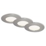 Kruhová - BRI 7282032 3ks sada LED vestavné svítidlo, pr. 8,5 cm, 4,8 W, matný nikl (starý kód: BRI 7282-032) - BRILONER - foto 3