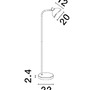 Stojací lampy - NV 9555809 Stojací lampa GEETI matná černá a zlatý kov E14 1x5W IP20 bez žárovky - NOVA LUCE - foto 3
