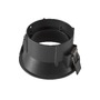 Kruhová - LA 1007452 NEW TRIA® 95 kroužek pro vestavbu do stropu, prohloubený, D: 10,3 H: 5,5 cm, IP 20, černá - BIG WHITE (SLV) - foto 3