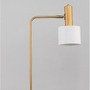 Stolní lampy dekorační - NV 9426651 Stolní lampa PAZ zlatý kov bílé kovové stínidlo bílá základna E27 1x12W 230V IP20 bez žárovky - NOVA LUCE - foto 3