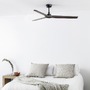 Ventilátory - FARO 33809 HEYWOOD L stropní ventilátor, černá/tmavé dřevo s DC motorem - FARO - foto 3