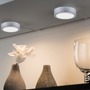 Přisazená - P 93092 LED podskříňkové svítidlo Pukk 3x3,5W 65mm 230V kruhové matný chrom - PAULMANN - foto 3