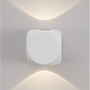 Nástěnná - NV 9226217 Venkovní nástěnné svítidlo ZARI bílý hliník a sklo Cree LED 2x2W 3000K 100-240V 2x38st. IP54 světlo ve dvou směrech - NOVA LUCE - foto 3