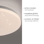 Kruhová - LD 14276-16 URANUS LED stropní svítidlo průměr 34cm bílé hvězdné nebe nadčasový design teplá bílá 3000K - JUST LIGHT - foto 3