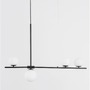 Podélná - NV 9100441 Závěsné svítidlo IMPERO bílé matné sklo černý kov G9 4x5W 230V IP20 bez žárovky - NOVA LUCE - foto 3