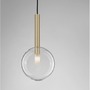 Koule - NV 9028831 Závěsné svítidlo AMELIA zlatá a čiré sklo G9 1x5W 230V IP20 bez žárovky - NOVA LUCE - foto 3