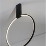 Kruhová - NV 9085241 Stropní svítidlo GARVE černá ocel+hliník LED 30W stmívatelné - NOVA LUCE - foto 3