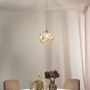 Dekorativní - FAN I-MAJESTY-S23-AMB Závěsné svítidlo Majesty (ambra sklo) 1 x E27, 23 x 230 cm - FANEUROPE - foto 3