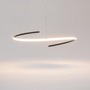 Dekorativní - M MOD242PL-L33BK Závěsné svítidlo Curve 33W nastavitelná bílá 1600lm černý hliník - MAYTONI - foto 3