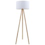 Stojací lampy - BRILO 1379016 Textilní stojací svítidlo pr. 45,5 cm 1x E27 60W bílé (starý kód: BRILO 1379-016) - BRILO - foto 3
