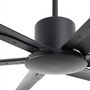 Ventilátory - FARO 33414A ANDROS XL stropní ventilátor, černá s DC motorem - FARO - foto 3