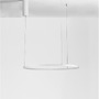 Kruhová - NV 9345600 Závěsné svítidlo TARQUIN bílý hliník a akryl LED 36W 230V 3000K IP20 stmívatelné - NOVA LUCE - foto 3