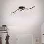 Dekorativní - BRILO 3449-014 LED nástěnné a stropní svítidlo, 55,5 cm, 12 W, černá - BRILO - foto 3