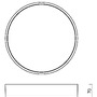 Nástěnná - OS TRI50151 TRITON 2 stropní/nástěnné průmyslové plastové svítidlo stříbrná / bílá IP65 3000 K 27W LED (původní kód OS 50151) - OSMONT - foto 3