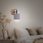 Dekorativní - BRI 2075-014 Nástěnné svítidlo pr. 12,5 cm 1x E14 25W šedá - BRILONER - foto 3
