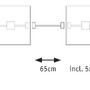 Zapuštěná - P 78402 LumiTiles LED dlaždice čtvercová 5ks sada IP44 100x10mm 230/12V 5x0,8W 2700K bílá umělá hmota/hliník - PAULMANN - foto 3
