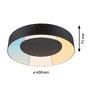 Kruhová - P 71097 LED stropní svítidlo Casca IP44 CCT 230V 23W černá mat - PAULMANN - foto 3