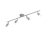 Bodová - FAN SPOT-COOPER-4 Spotové svítidlo SPOT LED COOPER stříbrná 4xGU10 LED 5 W 400 LM 2700 K 78,5x8,5x14 cm - FANEUROPE - foto 3