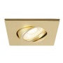 Pro zapuštěná svítidla - LA 1007194 UNIVERSAL DOWNLIGHT kryt pro downlight IP20, výkyvný, hranatý, matně zlatý - BIG WHITE (SLV) - foto 3