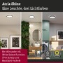 Kruhová - P 71276 LED Panel Atria Shine IP44 kruhové 298mm 14,8W 3000 - 6500K černá - PAULMANN - foto 3