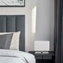 Stolní lampy dekorační - RED R11973 PLAZA S stolní bílá chrom 230V E27 42W - RED - DESIGN RENDL - foto 3
