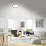 Kruhová - BRILO 3046-015 LED stropní svítidlo pr. 28 cm 15W 1500lm černá - BRILO - foto 3