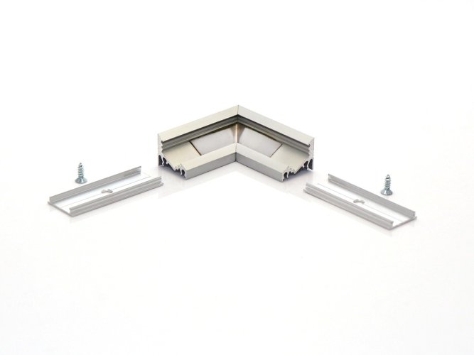 Úchyty, spojky, závěsný materiál - Rohová spojka profilu CORNER10 elox, 83110020 - foto 1