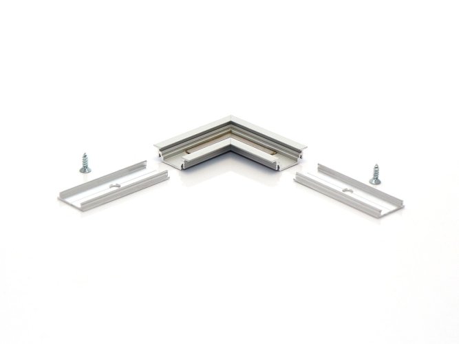 Úchyty, spojky, závěsný materiál - Rohová spojka profilu GROOVE10 elox, 76530020 - foto 1