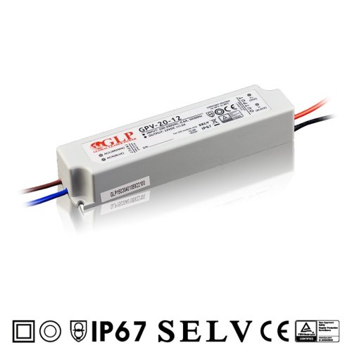 Napájecí zdroje 12V - 20W LED zdroj GPV-20-12, 1,67A, 12V - foto 1
