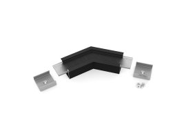 Úchyty, spojky, závěsný materiál - LINEA-IN20 rohová spojka 135 st černý elox, E4930021s