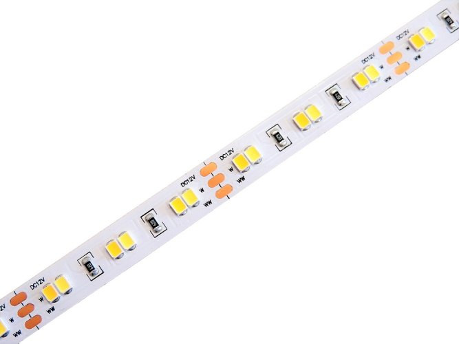 Dvoubarevné LED pásky - CCT - CCT LED pásek 12+12W/m, PROFI, 3000-6000K, 24V, IP20, 120LED/m, 2835, záruka 5 let - foto 1