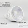 LED žárovky - 6W LED žárovka RGB+CCT, GU10, RF 2.4GHz, FUT106, Mi-Light - foto 15